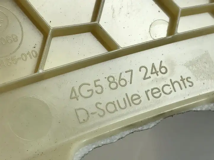 Audi A6 C7 (2011 - 2014) 4G5867246 Обшивка стойки C — фото 2