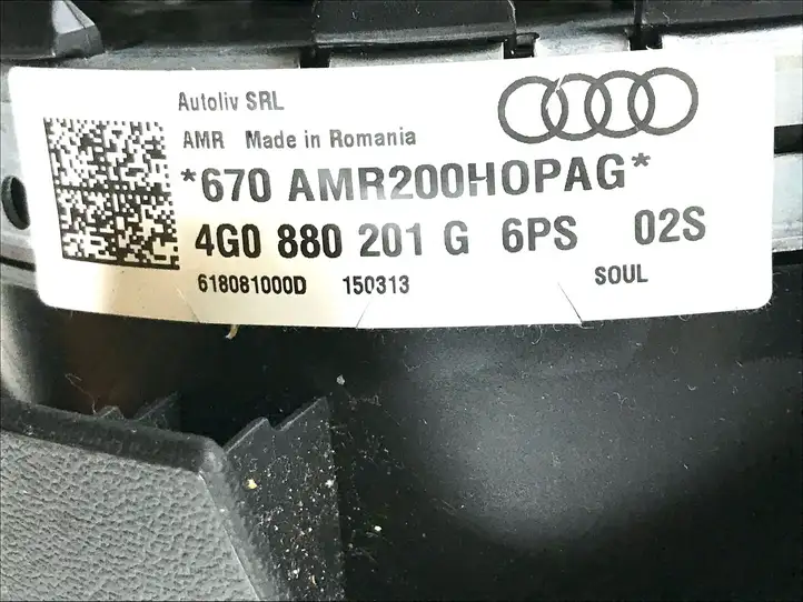 Audi A6 C7 (2011 - 2014) 4G0880201G Подушка безопасности руля — фото 3