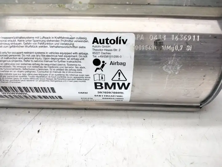 BMW 5 E60 E61 (2004 - 2010) 39703970809L Подушка безопасности пассажира — фото 3