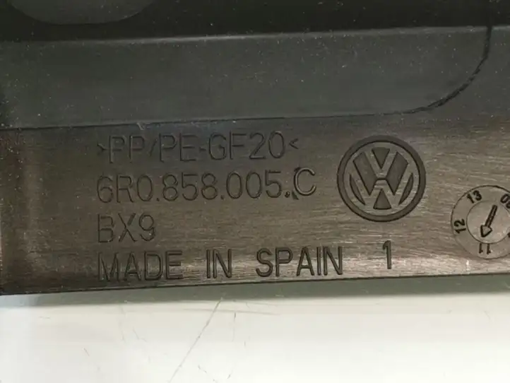 Volkswagen Polo V 6R (2009 - 2015) 6R0858005 Другая деталь консоли (туннеля) — фото 6