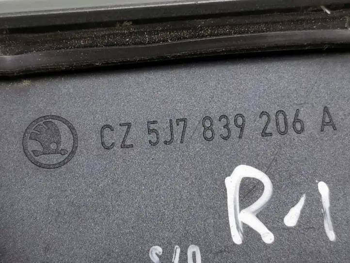 Skoda Roomster (5J) (2010 - 2015) 5J7839206A Наружная ручка задней двери — фото 5