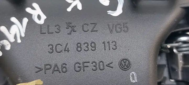 Volkswagen PASSAT B6 (2005 - 2010) 3C4839113 Внутренняя ручка задней двери — фото 5