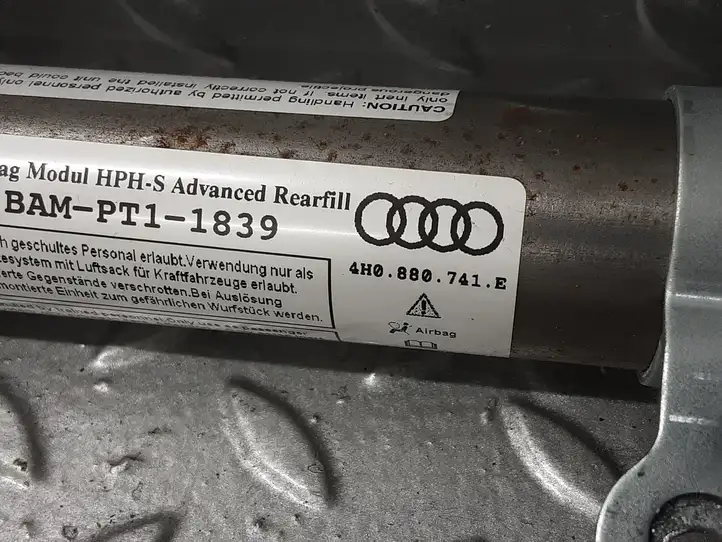 Audi A8 S8 D4 4H (2010 - 2014) 4H0880741E Боковая подушка безопасности шторка — фото 4