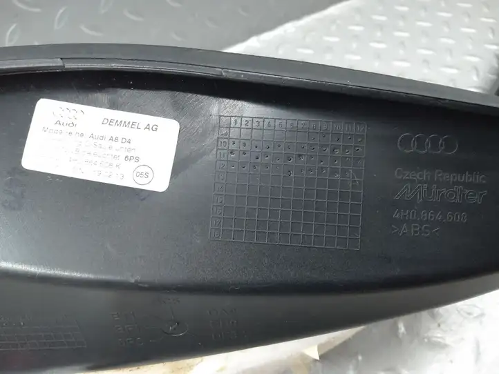 Audi A8 S8 D4 4H (2010 - 2014) 4H0864608K Внутренняя отделка заднего порога — фото 6