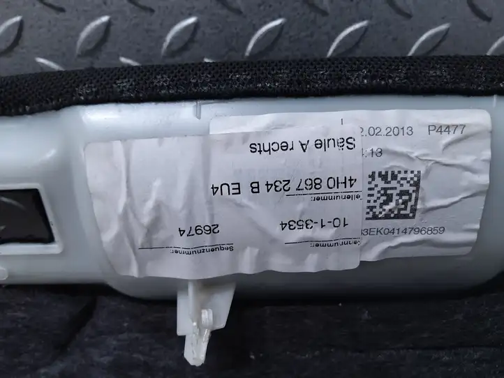 Audi A8 S8 D4 4H (2010 - 2014) 4H0867234B Обшивка стойки A — фото 7