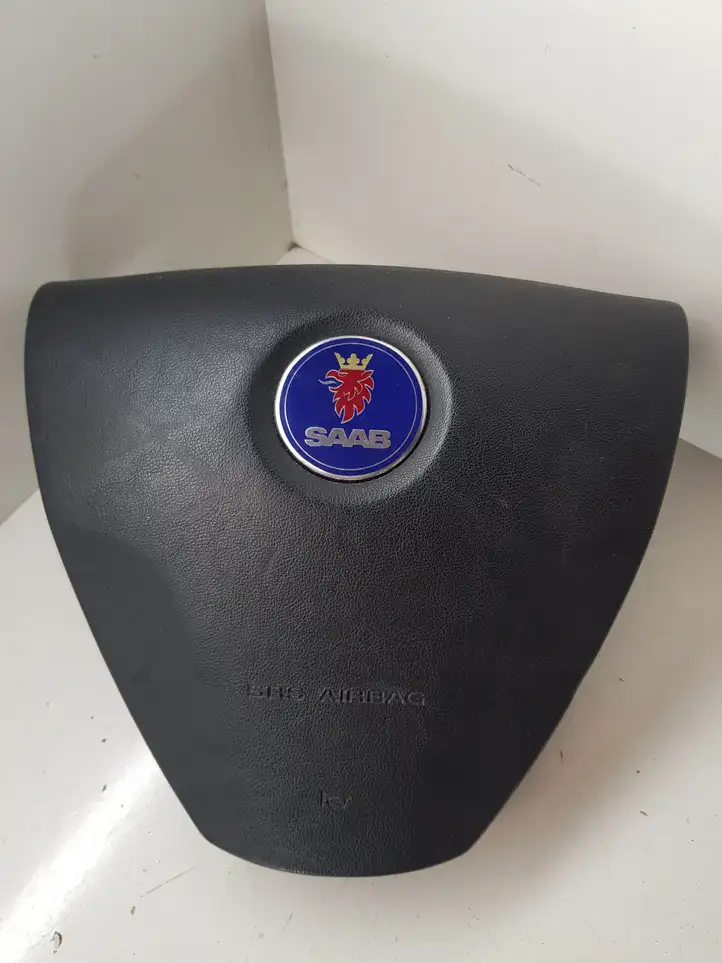 Saab 9-3 Ver2 (2003 - 2007) 498997212 Подушка безопасности руля — фото 1