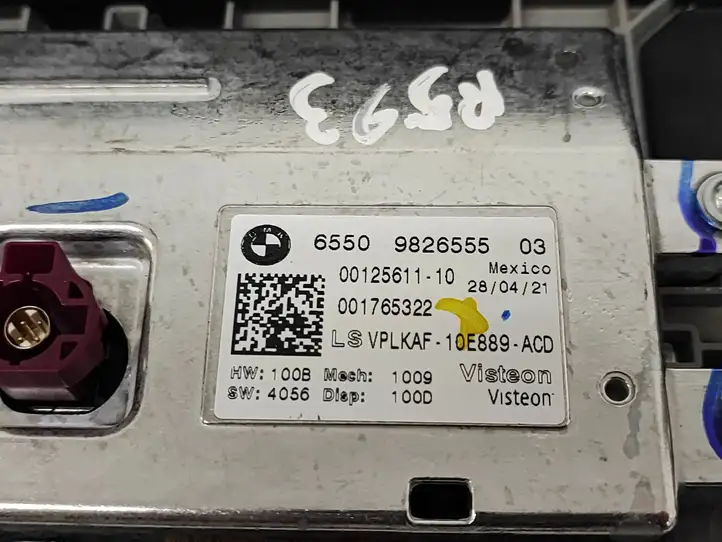 BMW 4 G22 G23 G24 G26 (2020 - ) 9826555 Магнитола / мультимедийная система — фото 6