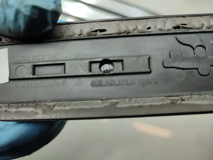 Audi A6 C7 (2011 - 2014) 4G0853376 Внутренняя обшивка порога (комплект) — фото 7