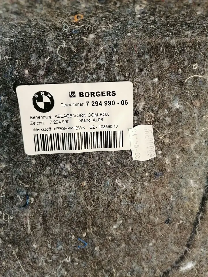 BMW 3 F30 F35 F31 (2012 - 2018) 7294990 Боковая обшивка багажника — фото 3