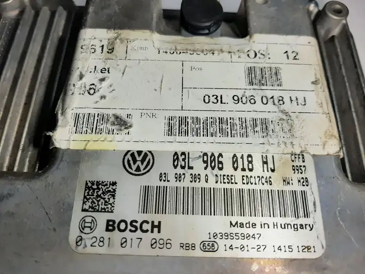 Volkswagen Sharan (2010 - 2015) 03L906018HJ Блок управления двигателем (ЭБУ) — фото 2