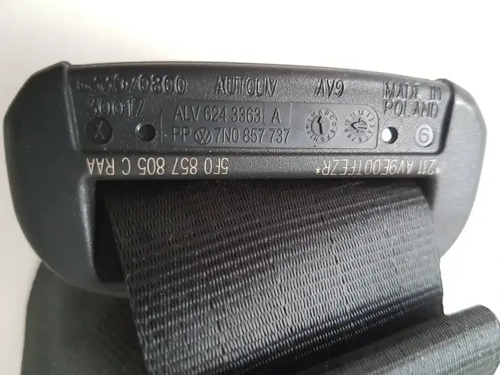 Seat Leon (5F) (2012 - 2019) 5F0857805C Задний ремень безопасности — фото 2
