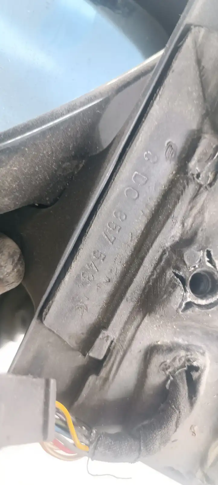 Audi A4 S4 B5 8D (1999 - 2001) 8D0857543 Боковое зеркало с электроприводом — фото 4