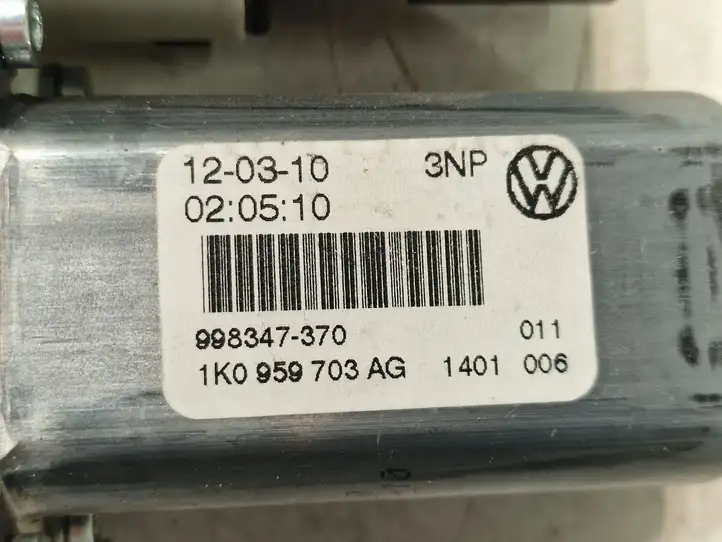 Volkswagen Golf VI (2009 - 2013) 973624107 Стеклоподъемник задней двери — фото 4