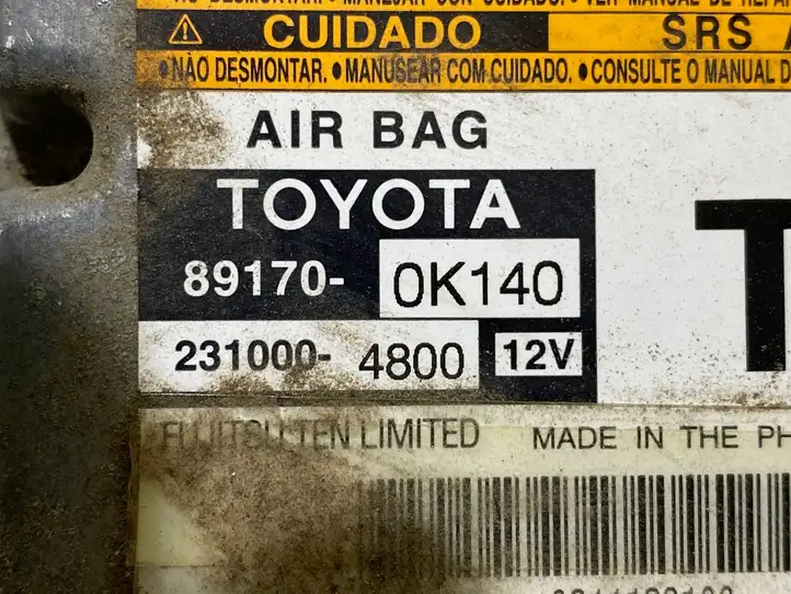 Toyota Hilux (AN10, AN20, AN30) (2004 - 2008) 891700K140 Блок управления SRS — фото 2
