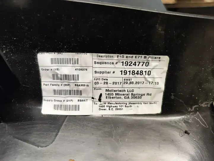 BMW X5 F15 (2013 - 2017) 735430503 Нижняя обшивка стойки B — фото 6