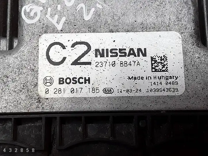 Nissan Qashqai (2010 - 2013) 23710BB47A Блок управления двигателем (ЭБУ) — фото 4