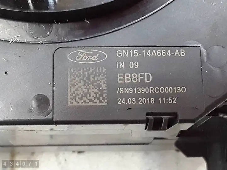 Ford Fiesta (2017 - ) GN1514A664AB Контактное кольцо SRS — фото 5