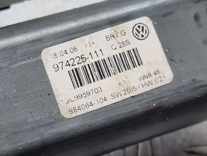 Volkswagen PASSAT B6 (2005 - 2010) 3C9959703 Стеклоподъемник задней двери — фото 2