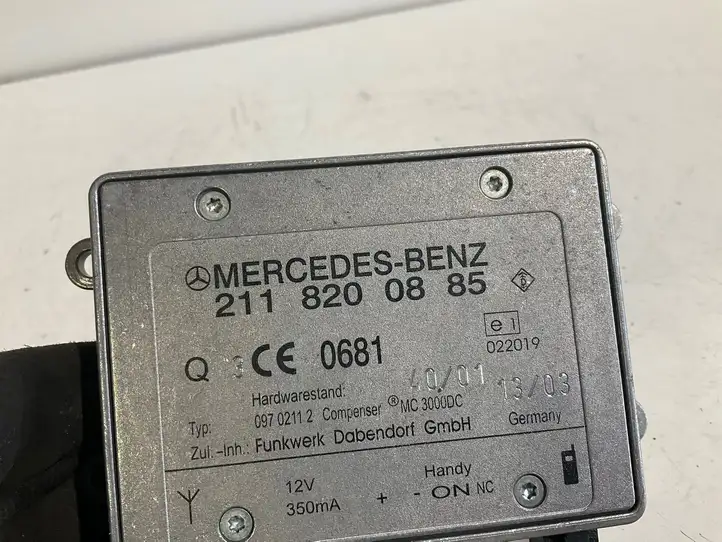 Mercedes-Benz E W211 (2002 - 2009) 2118200885 Антенна Bluetooth — фото 3