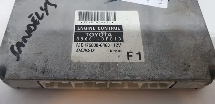 Toyota Corolla Verso AR10 (2004 - 2009) 896610F010 Блок управления двигателем (ЭБУ) — фото 3