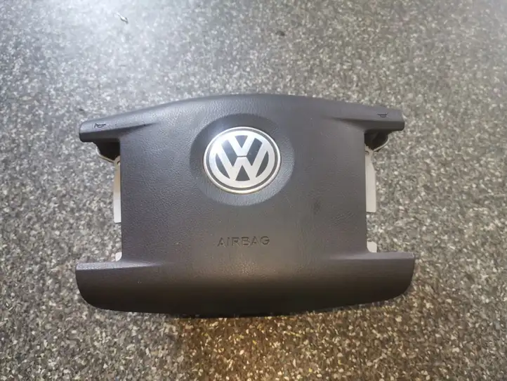 Volkswagen Touareg I (2002 - 2010) 7L6880201CT Подушка безопасности руля — фото 1