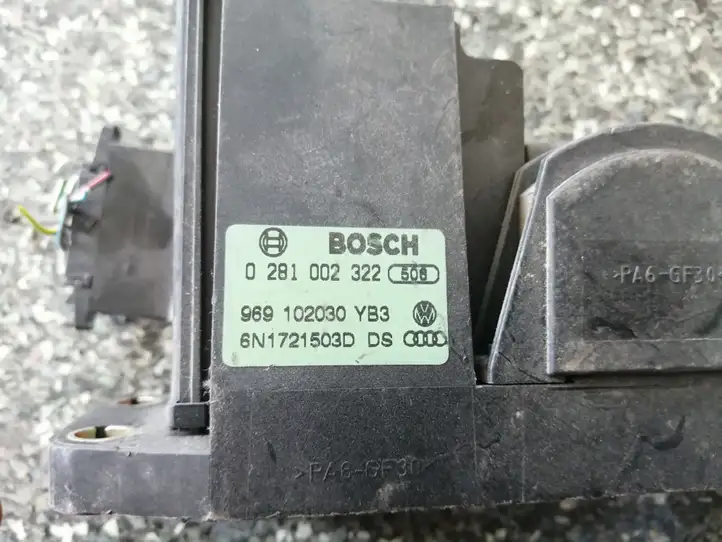 Volkswagen Polo III 6N 6N2 6NF (1994 - 2001) 6N1721503D Педаль акселератора — фото 3