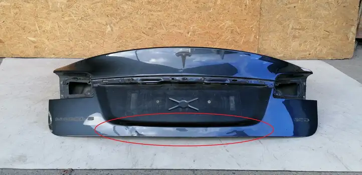 Tesla Model S (2012 - 2016) Крышка багажника — фото 3