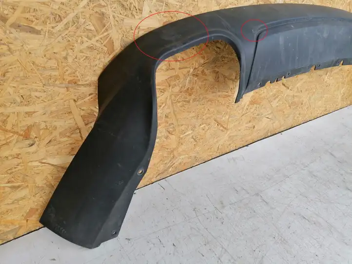 Maserati Levante (2017 - ) 670040693 Нижняя часть заднего бампера — фото 19