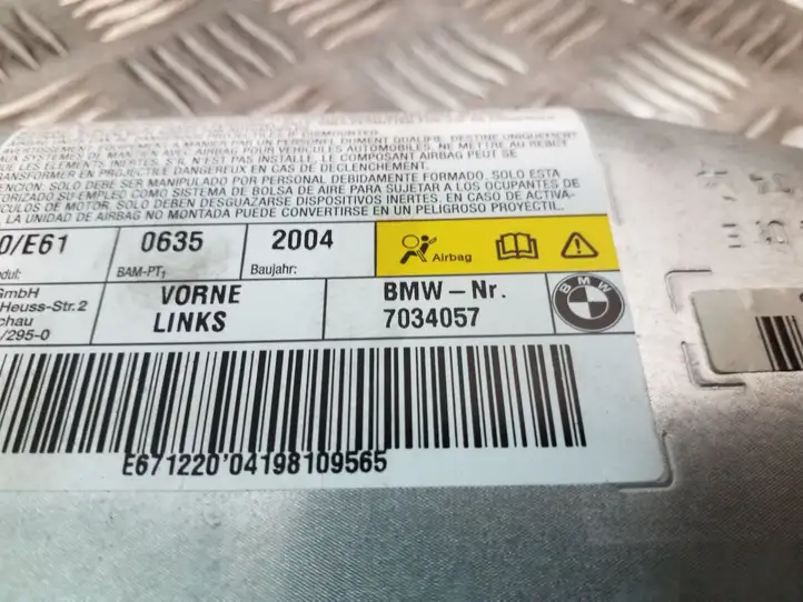 BMW 5 E60 E61 (2004 - 2010) 7034057 Подушка безопасности двери — фото 3