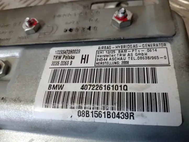 BMW 7 E65 E66 (2001 - 2008) 30350063B Подушка безопасности задней двери — фото 2