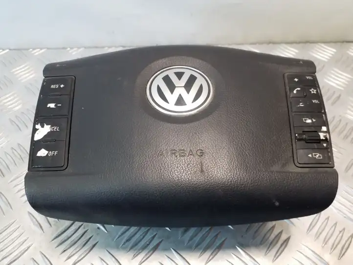 Volkswagen Touareg I (2002 - 2010) 7L6880201CN Подушка безопасности руля — фото 1