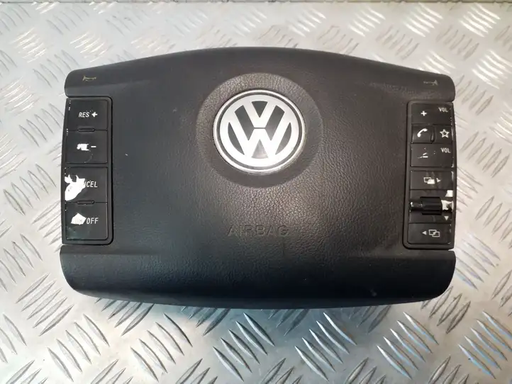 Volkswagen Touareg I (2002 - 2010) 7L6880201CN Подушка безопасности руля — фото 2