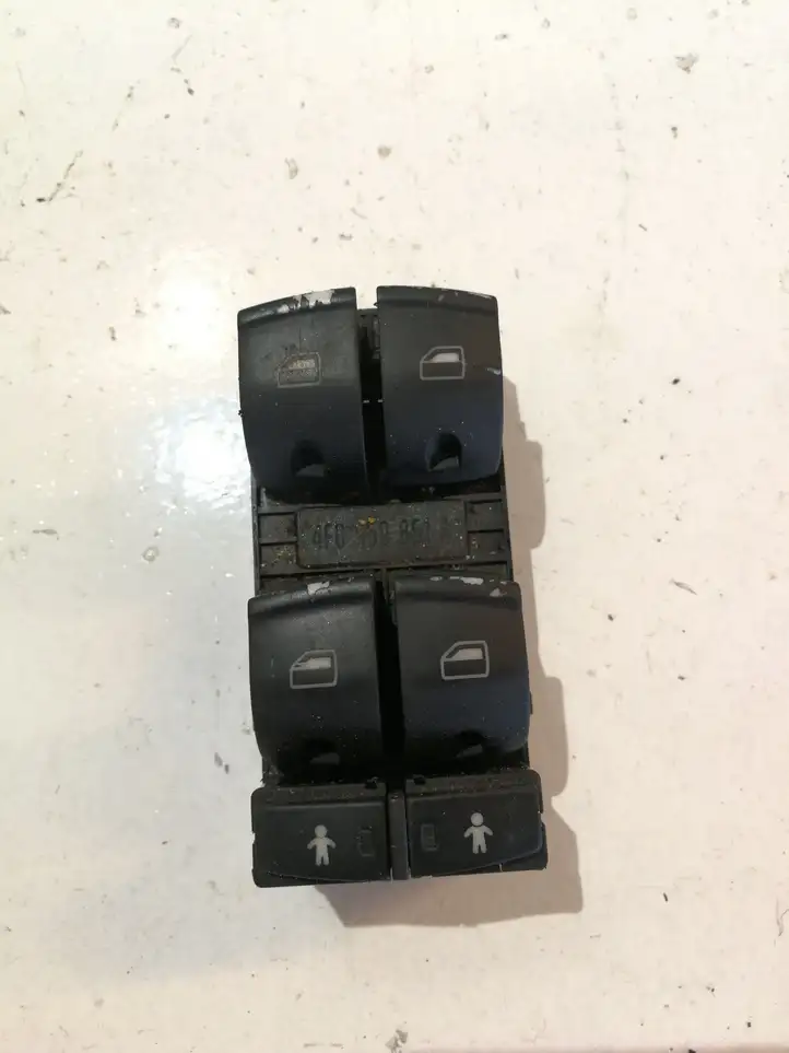 Audi A6 S6 C6 4F (2004 - 2008) 4F0959851A Блок кнопок стеклоподъемников — фото 1