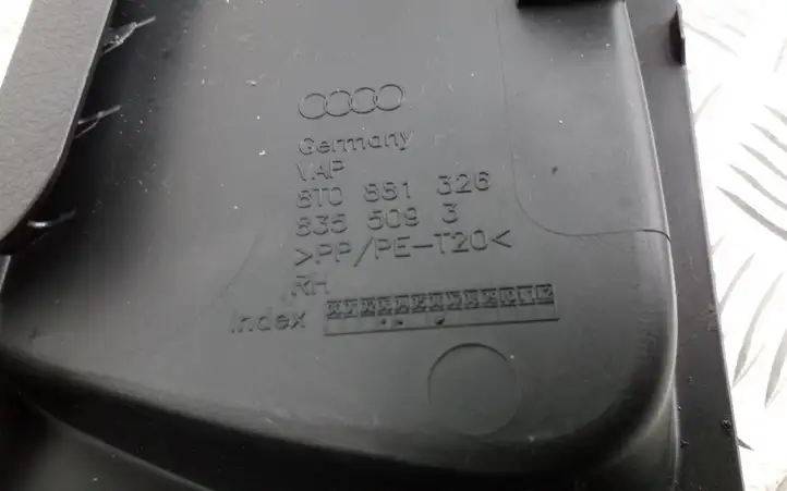 Audi A4 S4 B8 8K (2007 - 2011) 8T0881326 Обшивка сидений — фото 5