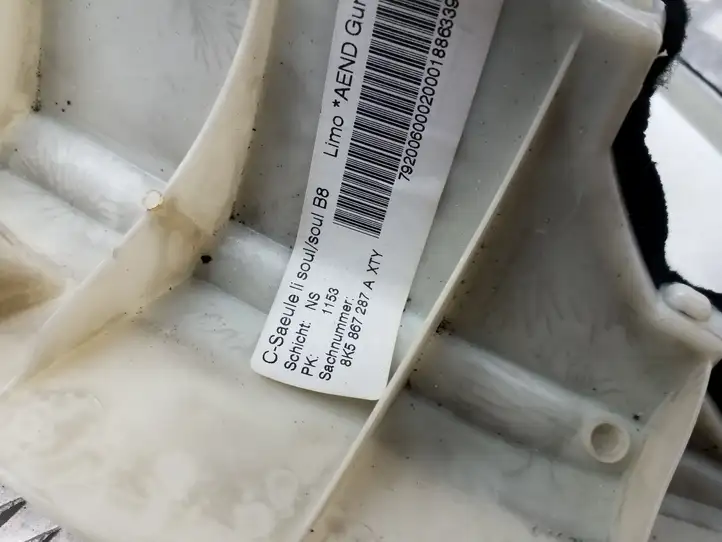 Audi A4 S4 B8 8K (2007 - 2011) 8K5867287A Обшивка стойки C — фото 8