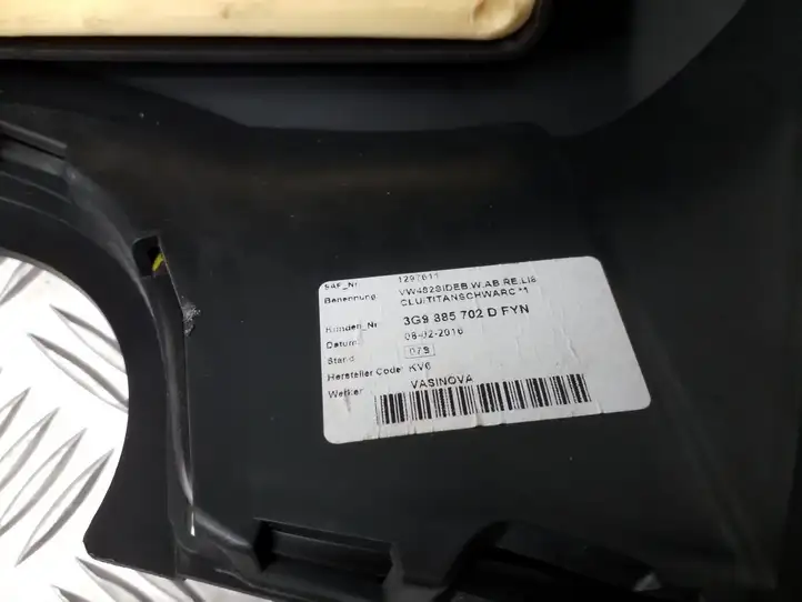 Volkswagen PASSAT B8 (2015 - ) 3G0880442D Боковая подушка безопасности (стойка) — фото 4