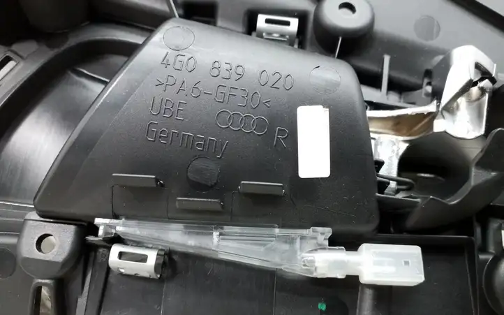 Audi A6 C7 (2011 - 2014) 4G0839020 Внутренняя ручка задней двери — фото 3