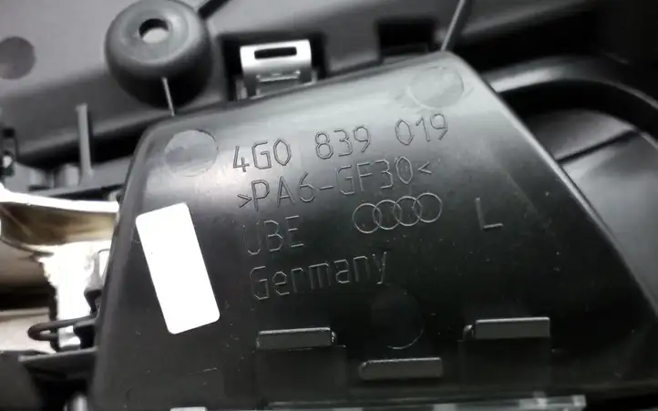 Audi A6 C7 (2011 - 2014) 4G0839019 Внутренняя ручка задней двери — фото 3