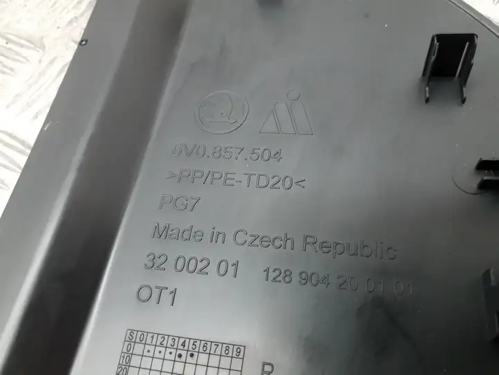 Skoda Fabia Mk3 (NJ) (2015 - 2021) 6V0857504 Боковая отделка панели приборов — фото 2