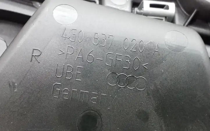 Audi A6 C7 (2011 - 2014) 4G0837020A Внутренняя ручка двери — фото 3