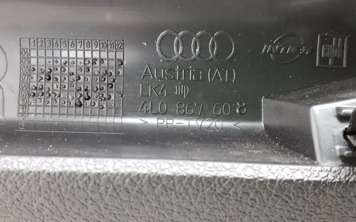 Audi Q7 4L (2005 - 2009) 4L0867608 Обшивка стойки у окна — фото 4