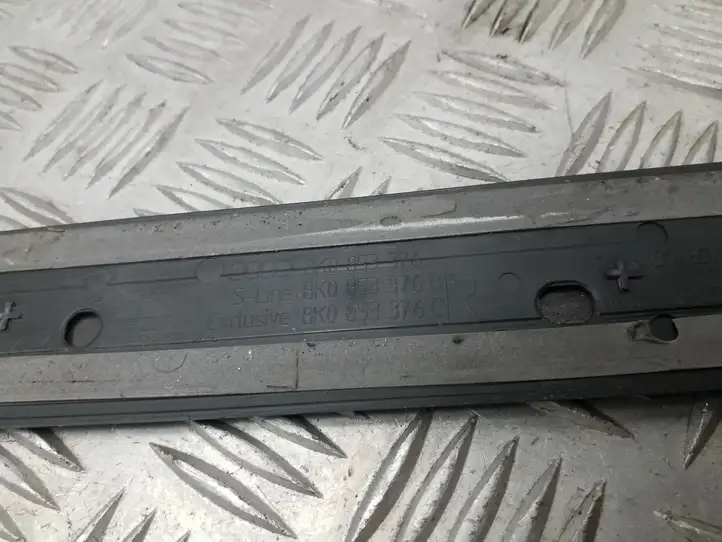 Audi A4 S4 B8 8K (2007 - 2011) 8K0853376 Наружная отделка заднего порога — фото 2