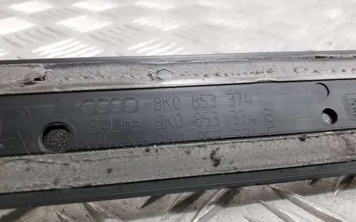 Audi A4 S4 B8 8K (2007 - 2011) 8K0853374 Наружная отделка переднего порога — фото 3