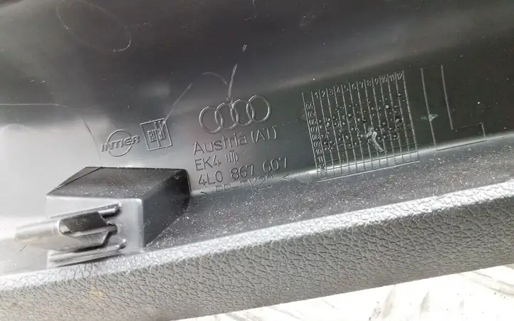 Audi Q7 4L (2005 - 2009) 4L0867607 Обшивка стойки у окна — фото 4