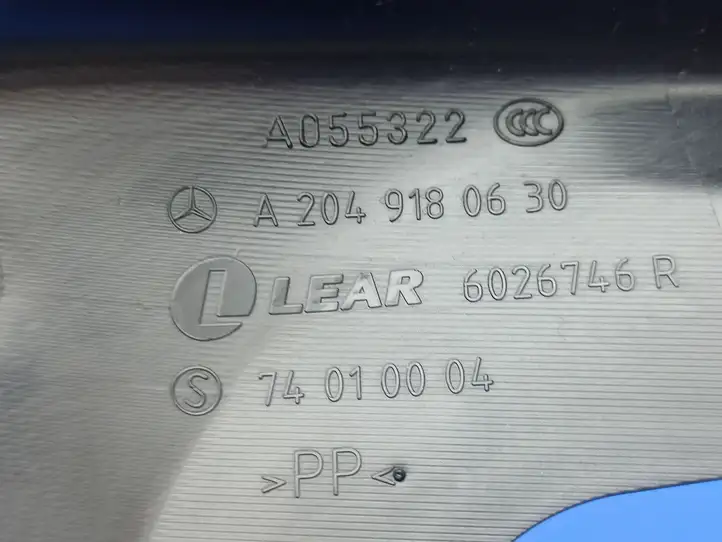 Mercedes-Benz C W204 (2007 - 2014) A2049180630 Обшивка сидений — фото 3