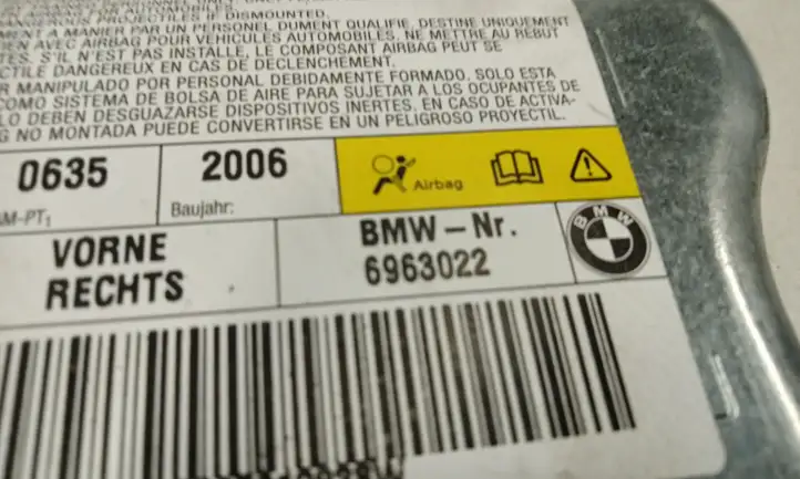 BMW 5 E60 E61 (2004 - 2010) 6963022 Подушка безопасности двери — фото 3