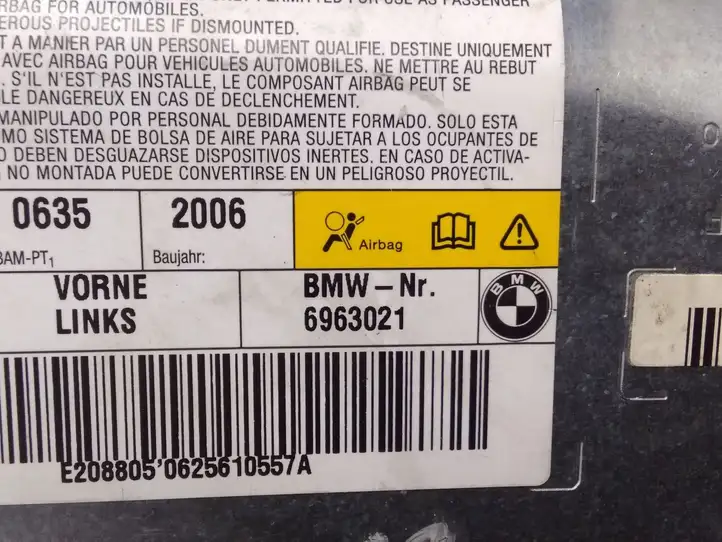 BMW 5 E60 E61 (2004 - 2010) 6963021 Подушка безопасности двери — фото 3