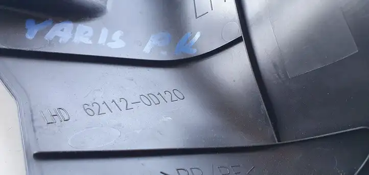 Toyota Yaris (2014 - 2019) Внутренняя отделка переднего порога — фото 5
