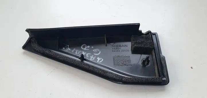 Nissan Qashqai (2010 - 2013) Накладка стекла задней двери — фото 4