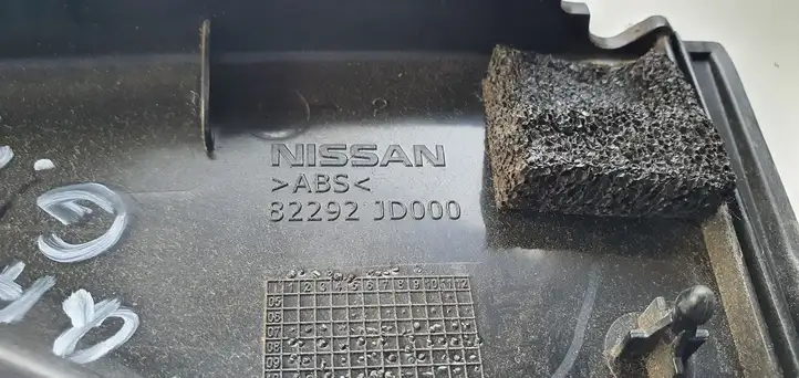 Nissan Qashqai (2010 - 2013) Накладка стекла задней двери — фото 6